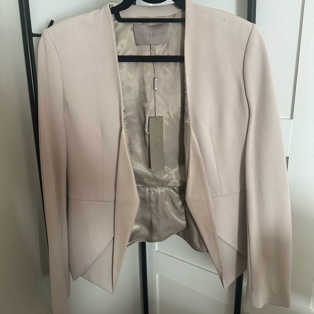 Halston Heritage Cream Blazer